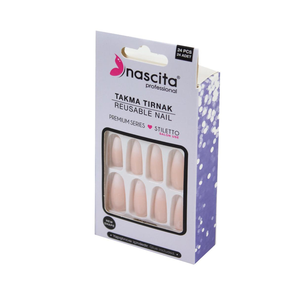 Nascita Ombre Stiletto False Nails - Stylish & Durable Nail Beauty Enhancements - view 2