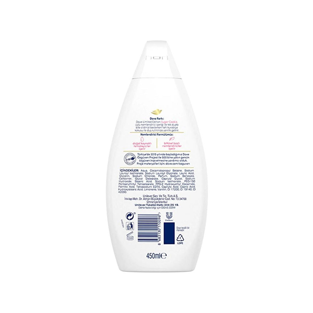 Dove Sugar Cookie Body Wash for Soft Skin 450 ml