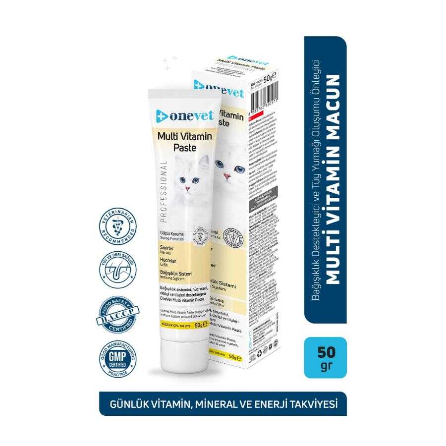 OneVet Multi Vitamin Paste Immune Support Cat Malt 50g