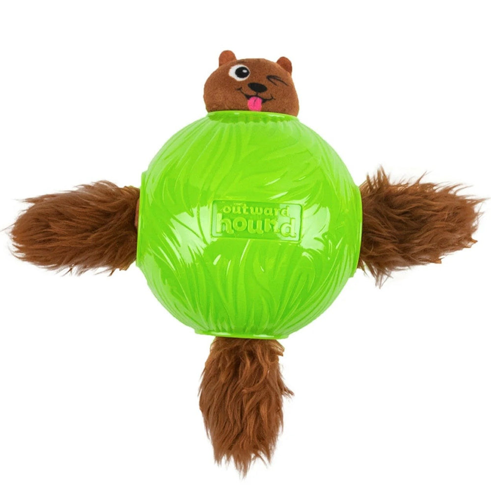 Petstages Nina Ottosson Snuffle N'Trt Ball Dog Puzzle Toy Green