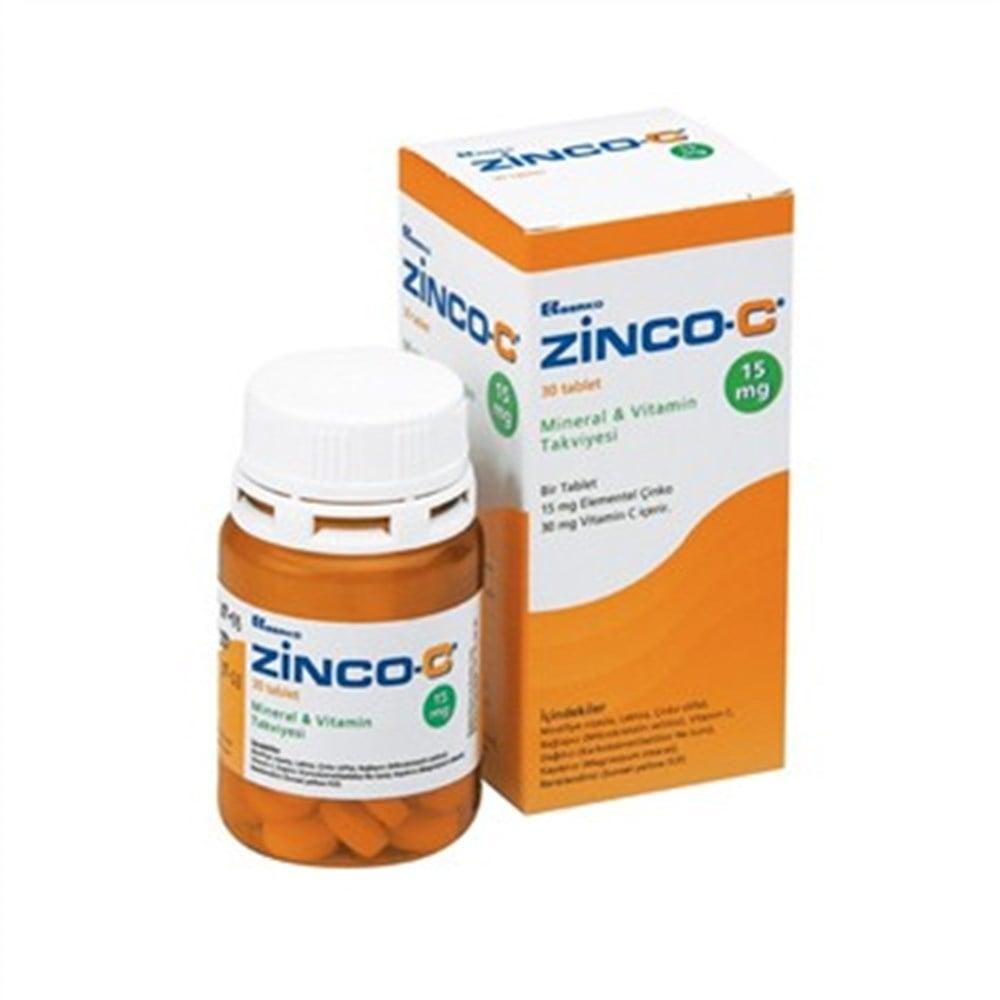 Zinco-C Dietary Supplement - Zinc and Vitamin C Immune System Support - 15mg Zinc, 30mg Vitamin C per Tablet Zinco-C: Zinc & Vitamin C Supplement for Immune Support Zinc supplement, Vitamin C supplement, Immune system support, Dietary supplement, Antioxidant supplement, Health and wellness, Immune function, Energy metabolism, Fatigue reduction