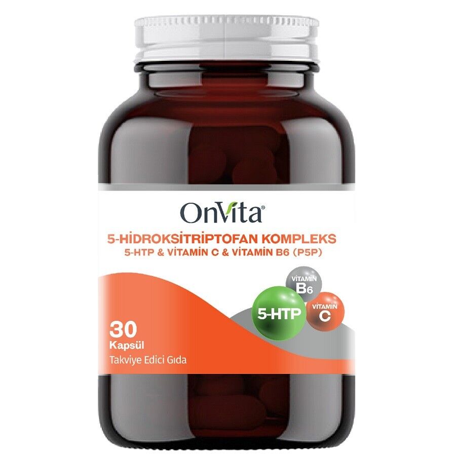 Onvita 5-HTP with Vitamin C & B6 Mood Support 30 Capsules