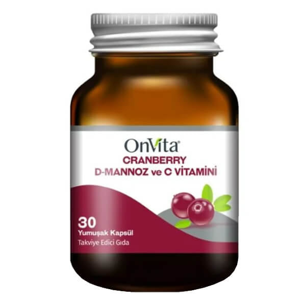 Onvita Cranberry & D-Mannose with Vitamin C 30 Capsules