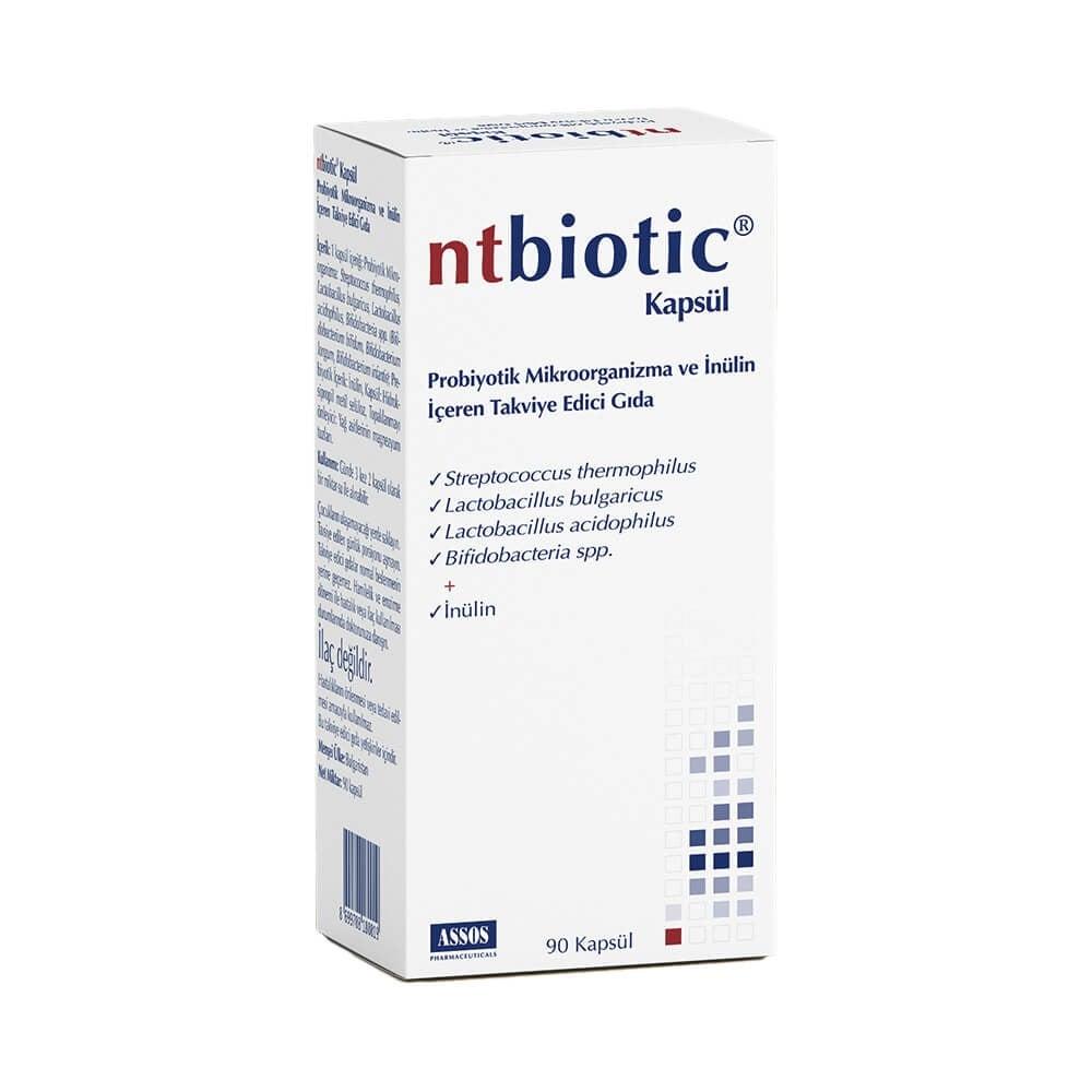 NTBiotic Probiotic Supplement - 45 Billion CFU, Prebiotic & Probiotic Combination for Digestive Wellness - 90 Capsules NTBiotic Probiotic Supplement - 45B CFU for Digestive Health probiotic supplement, gut health support, prebiotic and probiotic combination, digestive health, probiotic capsules, NTBiotic, health supplements, wellness products, gut health, immune system support, digestive wellness