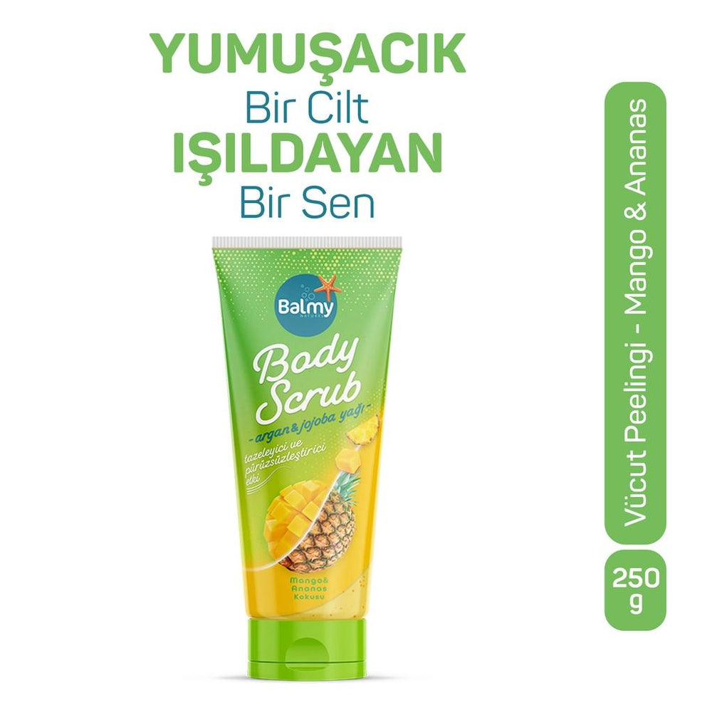 Balmy Mango & Pineapple Body Scrub for Smooth Skin 250g