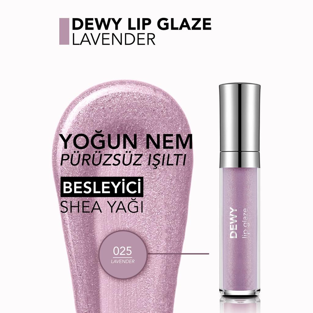 Flormar Dewy Lip Glaze 025 Lavender for Glossy Shine
