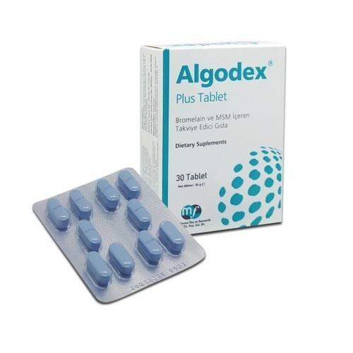 Algodex Plus - Bromelain & MSM Dietary Supplement for Joint Health & Inflammation Relief - 30 Tablets Algodex Plus - Bromelain & MSM for Joint Health Bromelain supplement, MSM dietary supplement, Joint health support, Anti-inflammatory tablets, Natural pain relief supplement, Dietary Supplement, Joint pain relief, Inflammation reduction, Natural anti-inflammatory, Health supplements, Wellness products, Fitness recovery, Arthritic relief, Complementary therapy