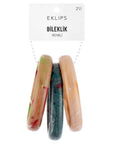 Eklips 3-Piece Bracelet Set in Green & Cream