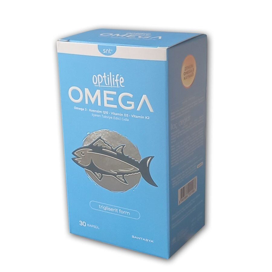 Santasya Ilac Optilife Omega with CoQ10 & Vitamin D3 30 Capsules