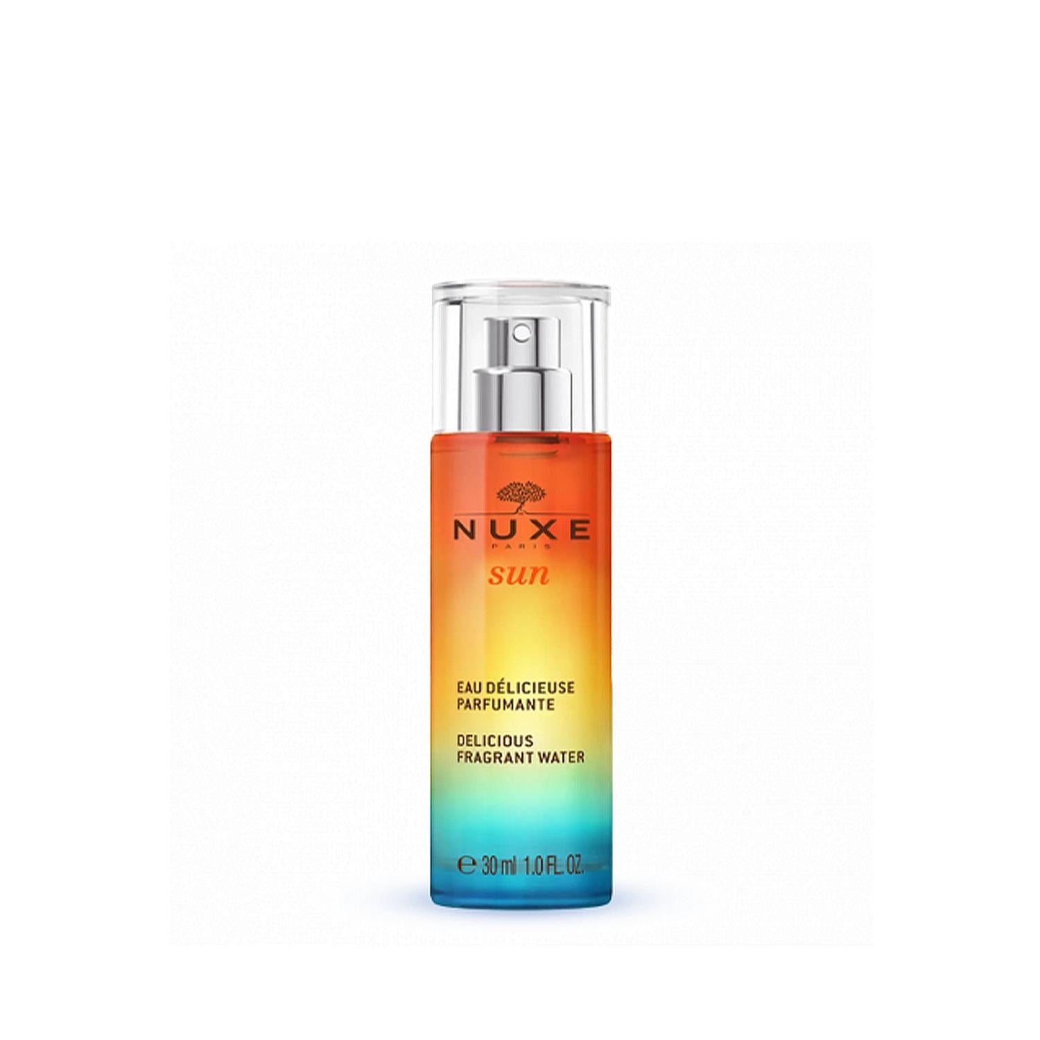Nuxe Sun Eau Delicieuse Parfumante: Refreshing 30ml Body Spray | Summer Scent, Travel-Friendly Fragrance Mist Nuxe Sun Body Spray: Summer Scent Fragrance Mist - 30ml Nuxe Sun body spray, Eau Delicieuse Parfumante, fragrance mist, summer scent body spray, travel size body spray, perfumed body spray, Nuxe Sun 30ml, body spray discount, fragrance gift, refreshing body spray, body spray, fragrance, mist, summer scent, travel size, perfumed, 30ml, discount, gift, refreshing, Nuxe, Sun, beauty, personal care, sum
