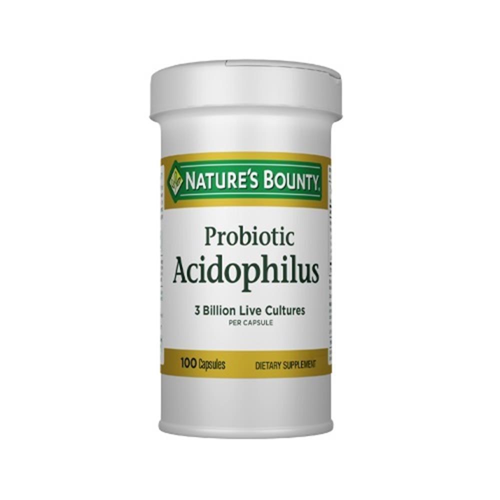 Nature's Bounty Probiotic Acidophilus Supplement for Gut Health Support - 100 Capsules Nature's Bounty Probiotic Acidophilus for Gut Health Probiotic supplement, Lactobacillus Acidophilus, Gut health support, Digestive health, Probiotic capsules, Health supplements, Dietary supplements, Gut health, Immune system support, Digestive comfort, Wellness products