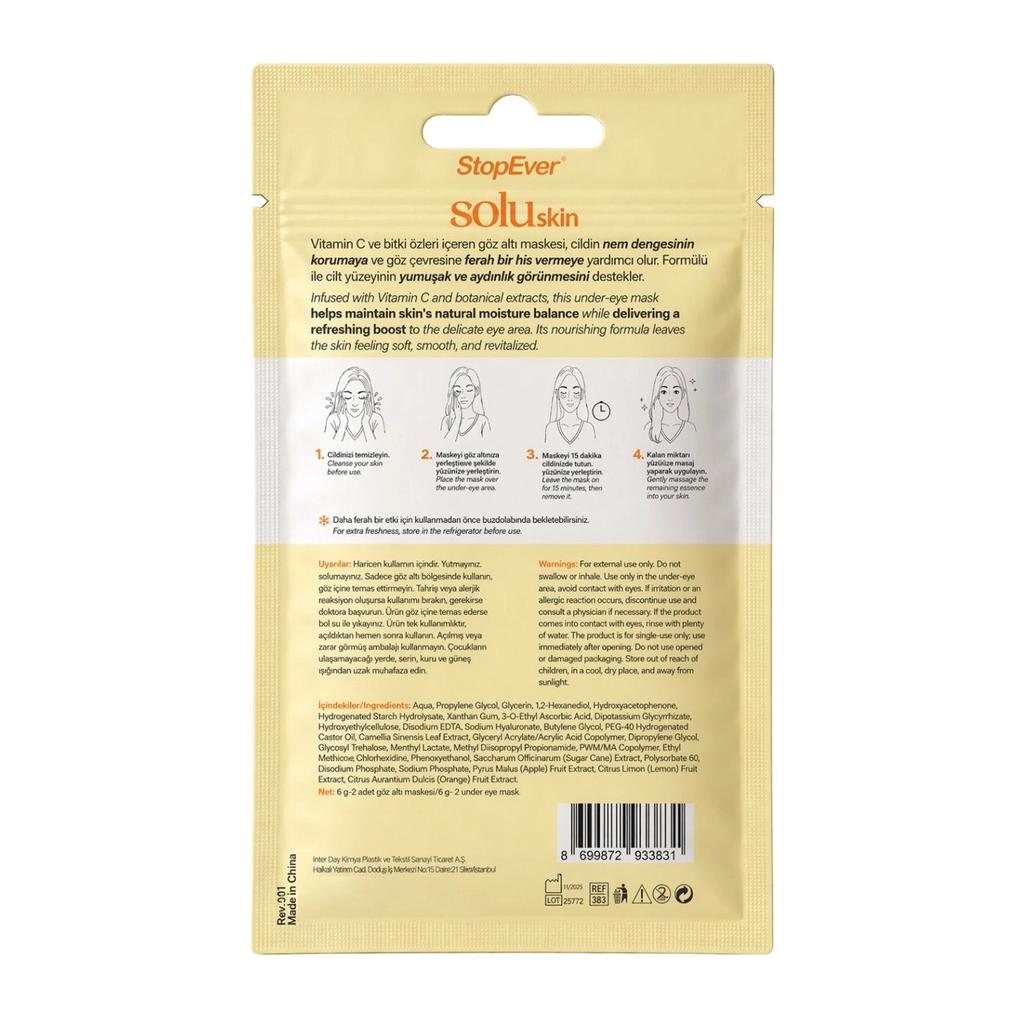 StopEver Skin Solu Glow Vitamin C Under-Eye Mask
