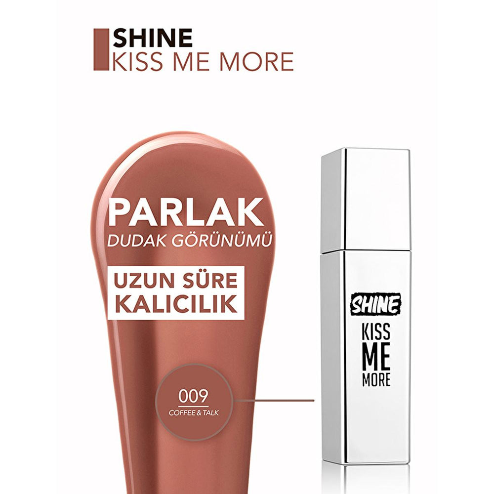 Flormar Shine Kiss Me More Liquid Lipstick - Long-Lasting Hydrating Lip Color with Shiny Finish - view 4
