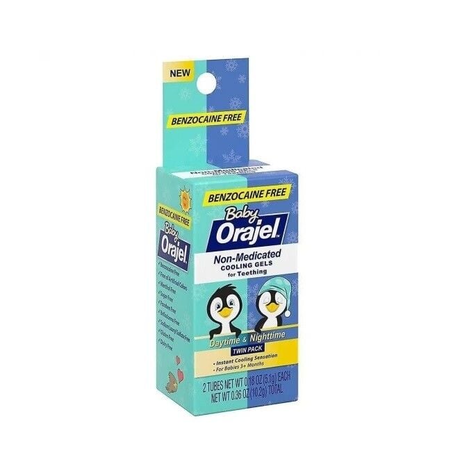 Orajel Baby Cooling Gel Day & Night Combo Pack 2x5.1g