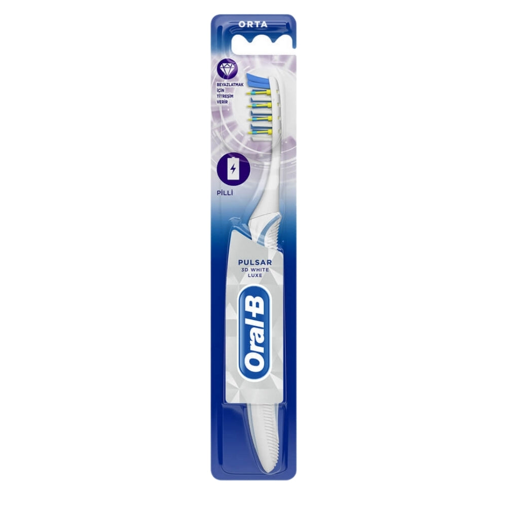 Oral-B 3D White Luxe Toothbrush for Natural Whitening