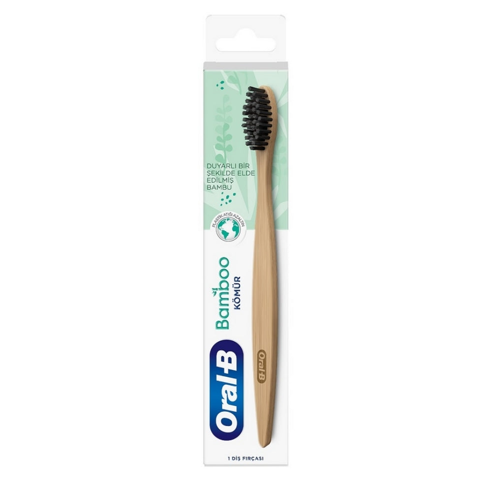 Oral-B Bamboo Charcoal Manual Toothbrush for Deep Clean