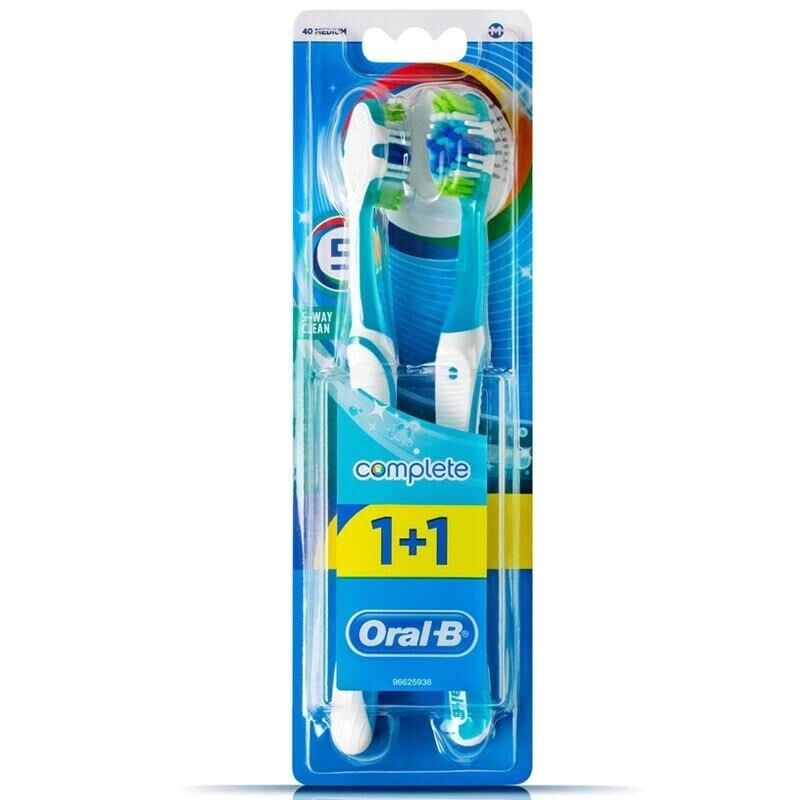 Oral B Complete 5 Way Clean Manual Toothbrush 2-Pack