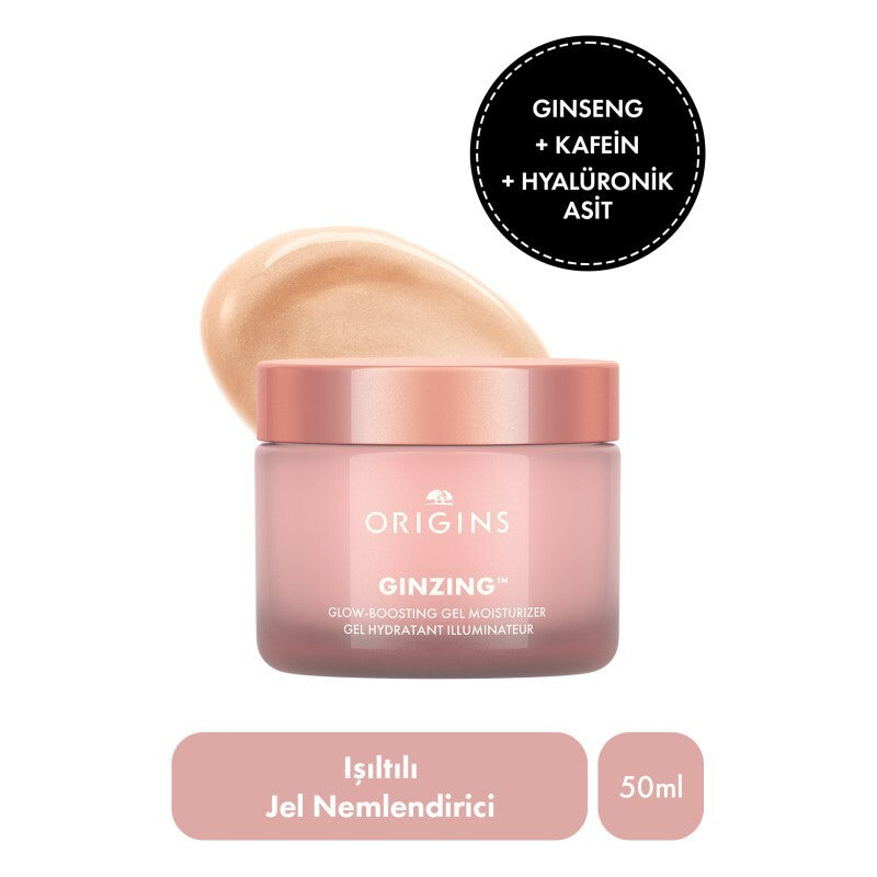 Origins Ginzing Glow Gel Moisturizer with Caffeine & Ginseng, 50 ml