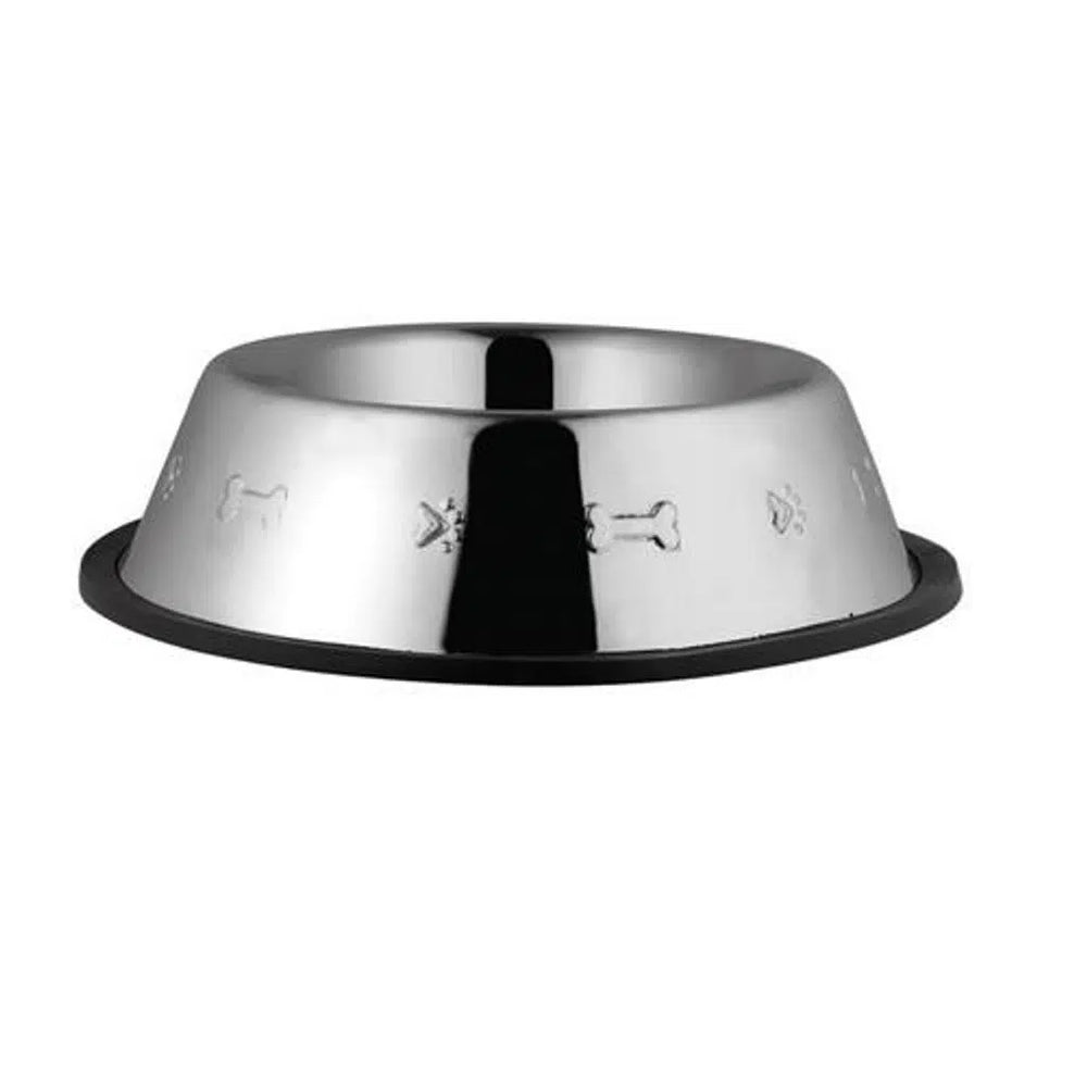 Oripet Asre Patterned Stainless Steel Pet Food Bowl 24 oz