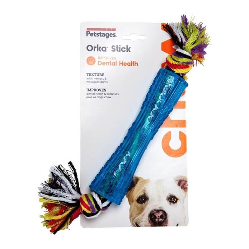 Petstages ORKA Stick Durable Rope Dog Chew Toy for Large Breeds