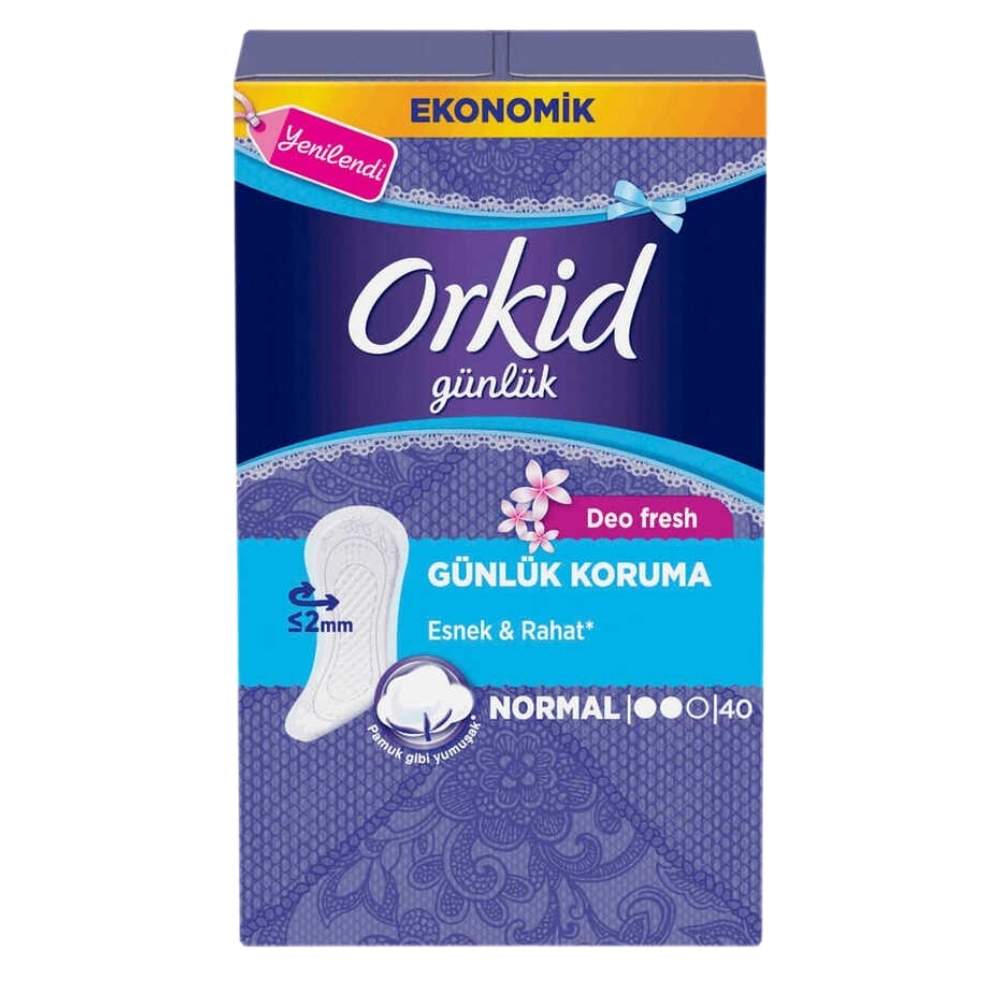 Orkid Deofresh Normal Daily Pantyliners for Freshness 40 Count