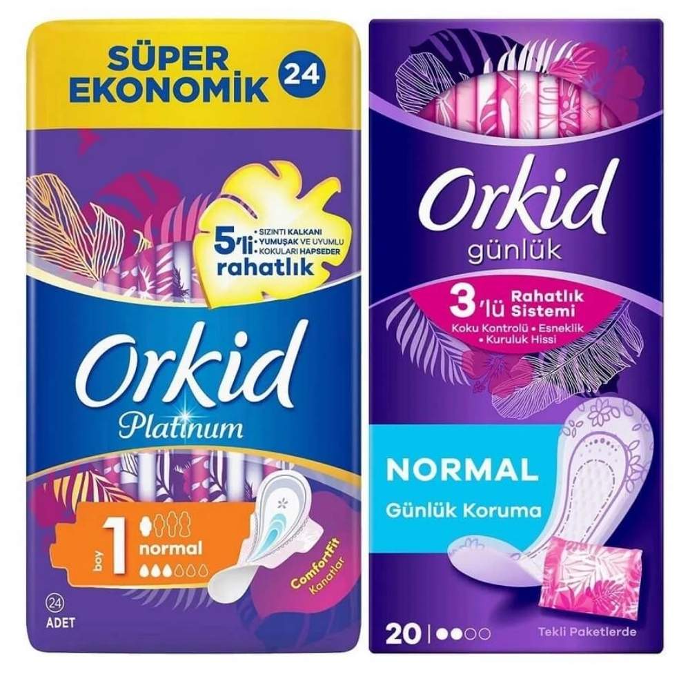 Orkid Platinum Normal Pads &amp; Liners Pack 20 Count