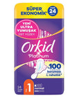 Orkid Platinum Normal Sanitary Pads for Comfort 24 Count