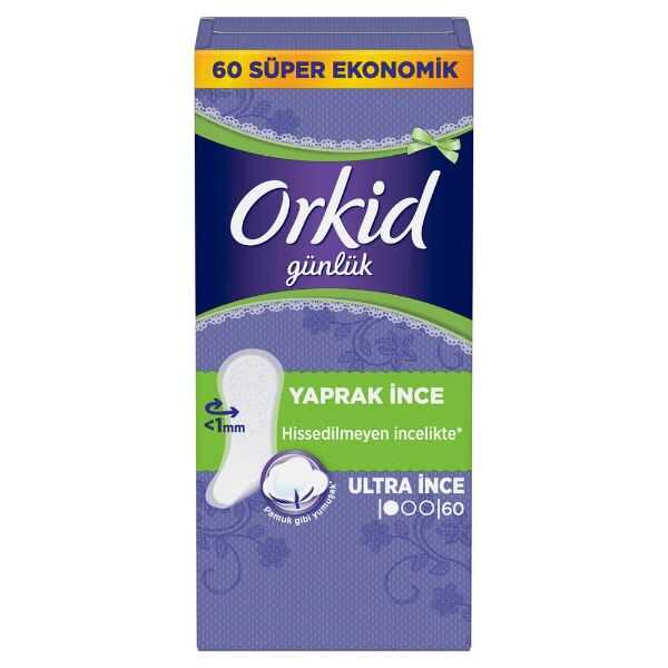 Orkid Daily Pantyliners Normal Super Economy Pack 60 Count