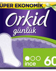 Orkid Daily Pantyliners Normal Super Economy Pack 60 Count