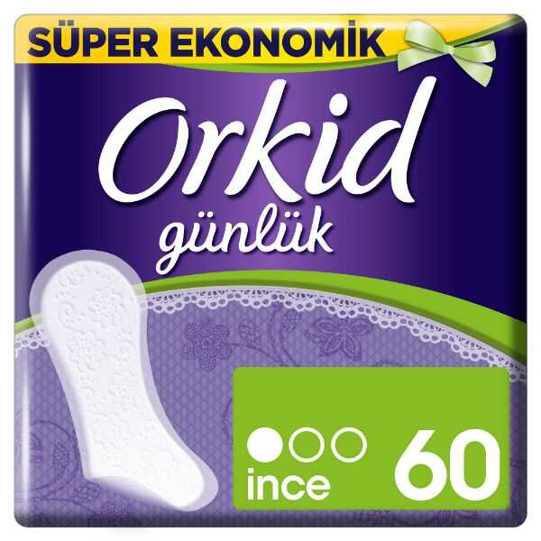 Orkid Daily Pantyliners Normal Super Economy Pack 60 Count