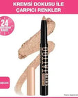 Maybelline New York Color Tattoo Eye Shadow Stick - Courageous: Long-Lasting, Smudge-Proof Cream Eyeshadow for Effortless Application & Intense Color Maybelline Eye Shadow Stick: Long-Lasting, Smudge-Proof Color eye shadow stick, cream eye shadow, long lasting eye shadow, waterproof eye shadow, smudge proof eye shadow, Maybelline Color Tattoo, eyeshadow for easy application, pigmented eye shadow, easy to blend eyeshadow, long wear cream eyeshadow, eyeshadow stick, cream eyeshadow, long lasting eyeshadow, wa