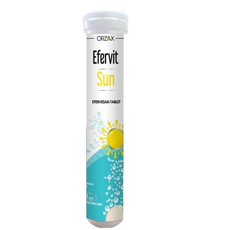 Orzax Efervit SUN Effervescent Vitamin Supplement 20 Tablets