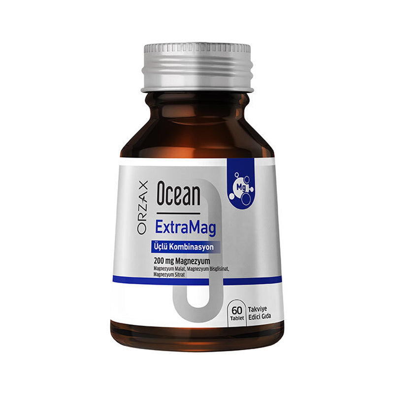 Orzax Ocean ExtraMag Triple Magnesium Complex 60 Tablets