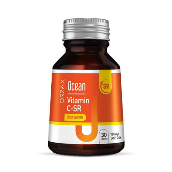 Orzax Ocean Vitamin C-SR Sustained Release Support 30 Tablets