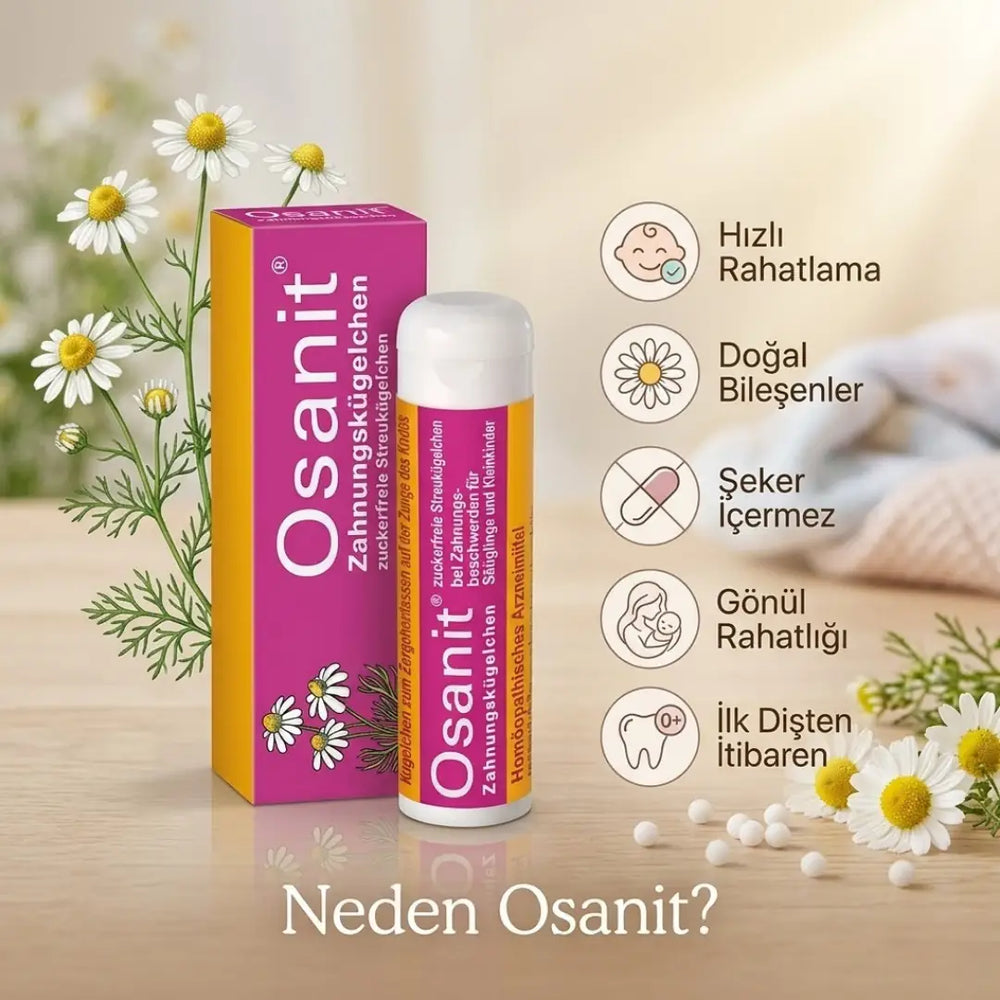 Osanit Herbal Teething Pellets for Soothing Relief 7.5g