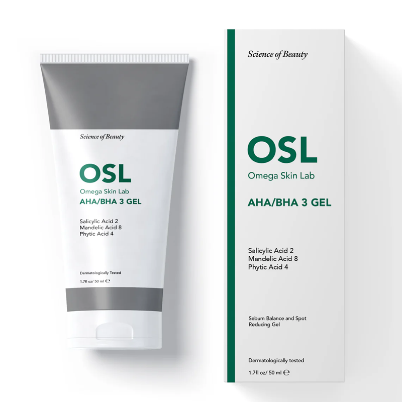 OSL Omega Skin Lab AHA-BHA 3 Gel for Oily Skin 50 ml
