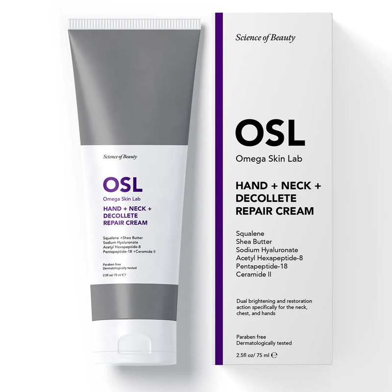 OSL Omega Skin Lab Hand, Neck & Decollete Brightening Cream 75ml