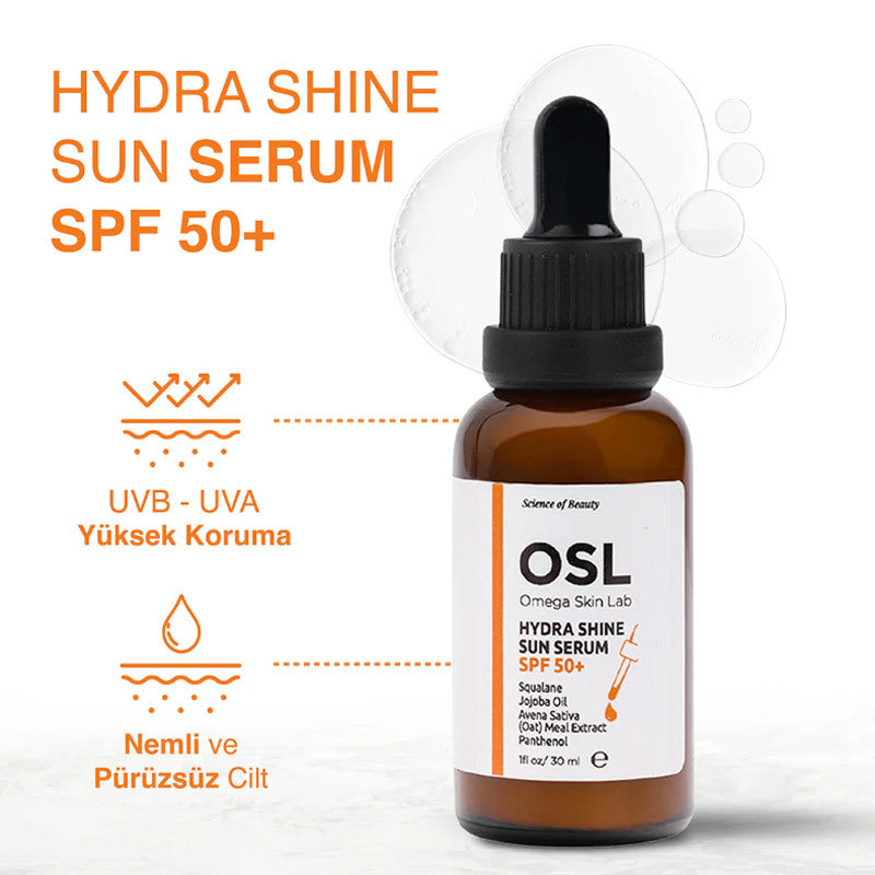 OSL Omega Skin Lab Hydra Shine Sun Serum SPF 50+ 30 ml