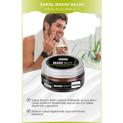 Morfose Professional Ossion Beard Balm for Natural Styling 50 ml