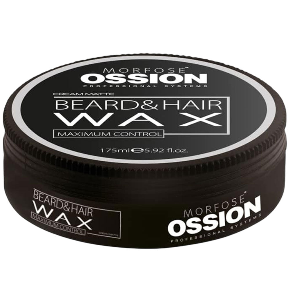 Ossion Cream Matte Wax for Hair & Beard Styling 175 ml