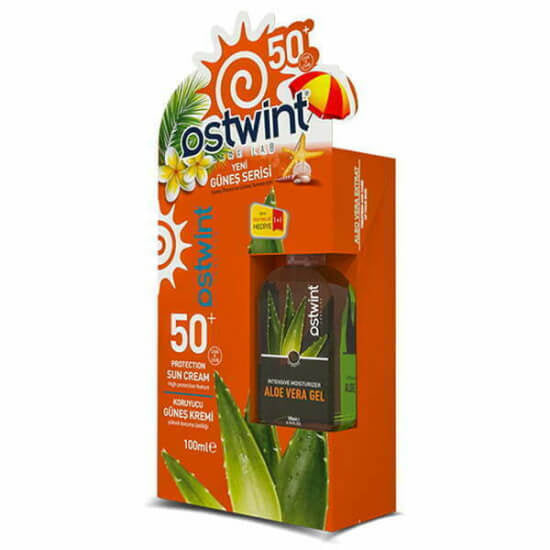 Ostwint SPF 50 Sunscreen and Aloe Vera Gel Set 2 x 100 ml