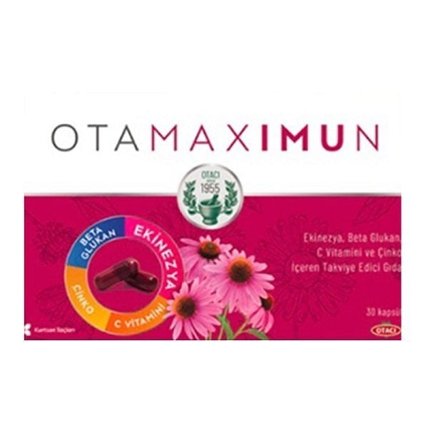 Otamaximum Immune Support Supplement with Vitamin C 30 Capsules