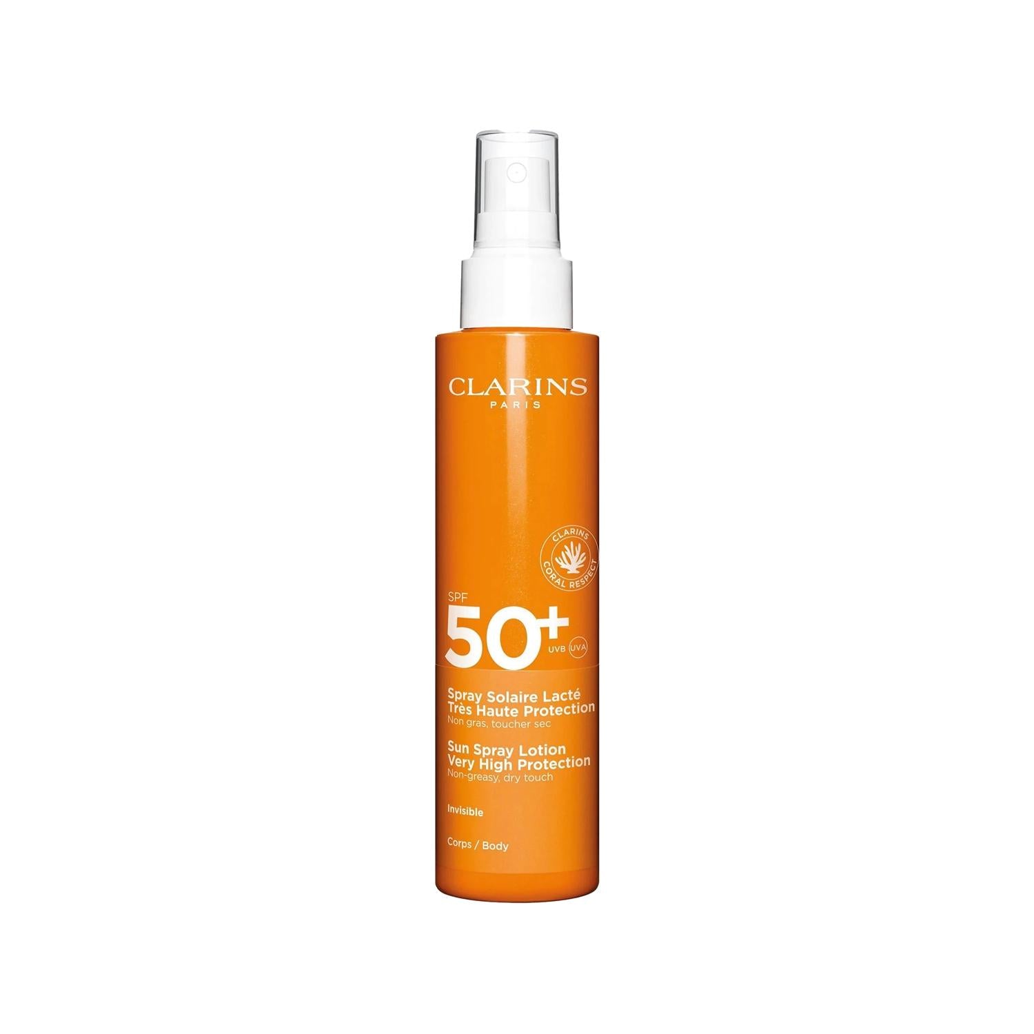 Clarins Sunscreen Spray Lotion SPF50+ - High Protection UV Protection Spray for Outdoor Enthusiasts Clarins SPF50+ Sunscreen Spray Lotion - High UV Protection sunscreen spray lotion, SPF50+ sun protection, Clarins sun care, high protection sunscreen, UV protection spray, outdoor enthusiasts, family sun care, beach essentials, hiking gear, garden essentials