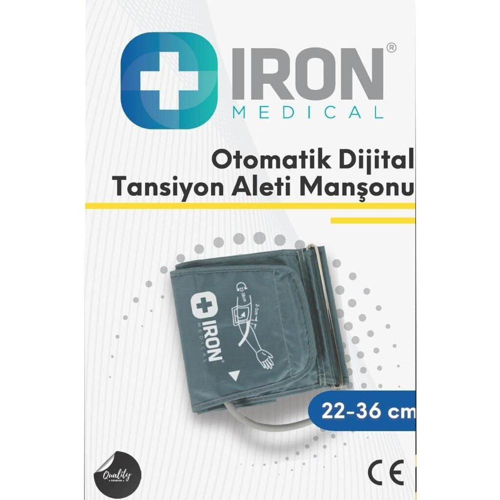 Iron Medical Blood Pressure Monitor Cuff 22-36 cm Velcro Closure