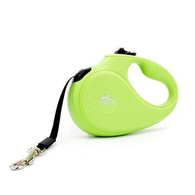 Doggie Master XSmall Retractable Dog Leash 3m Red 12kg Capacity