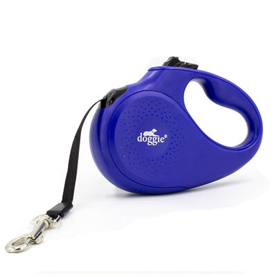 Doggie Master XSmall Retractable Dog Leash 3m Red 12kg Capacity