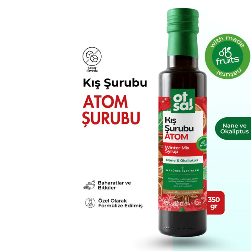 Otsa Herbal Atom Winter Syrup with Ginger &amp; Echinacea 350g