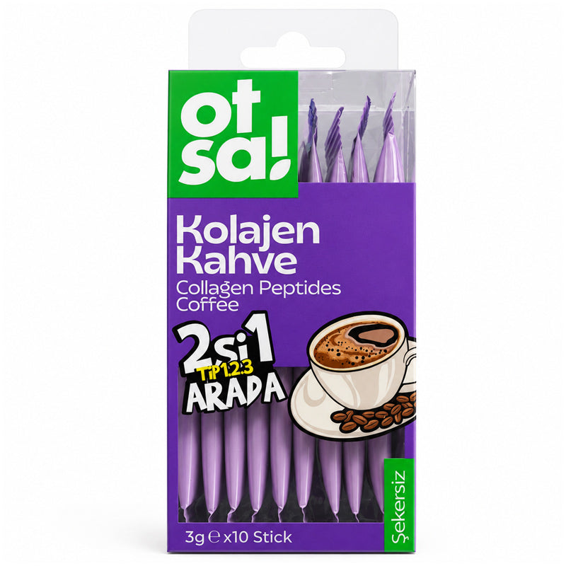 Otsa Collagen Coffee 2-in-1 Sugar-Free Sticks 10 x 3g