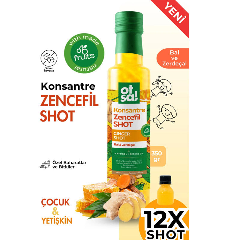 Otsa Concentrated Ginger Shot with Honey and Vitamin C 350g