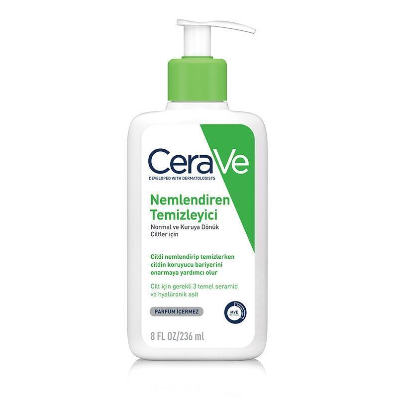 CeraVe Moisturizing Cleanser: Gentle Hydrating Face Wash with Hyaluronic Acid &amp; Ceramides for Dry, Sensitive Skin - 236ml - image 12